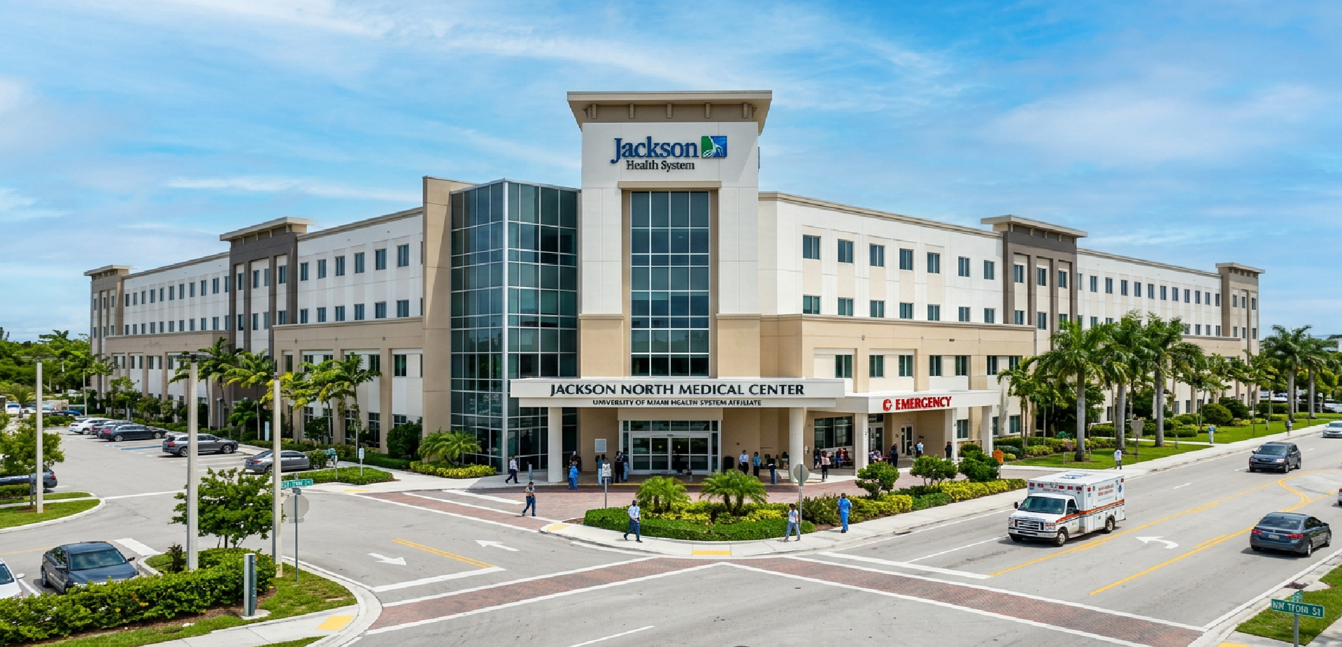 Easy access to Jackson Health System medical facilities near Parc Place Apartments in Miami Gardens, FL.