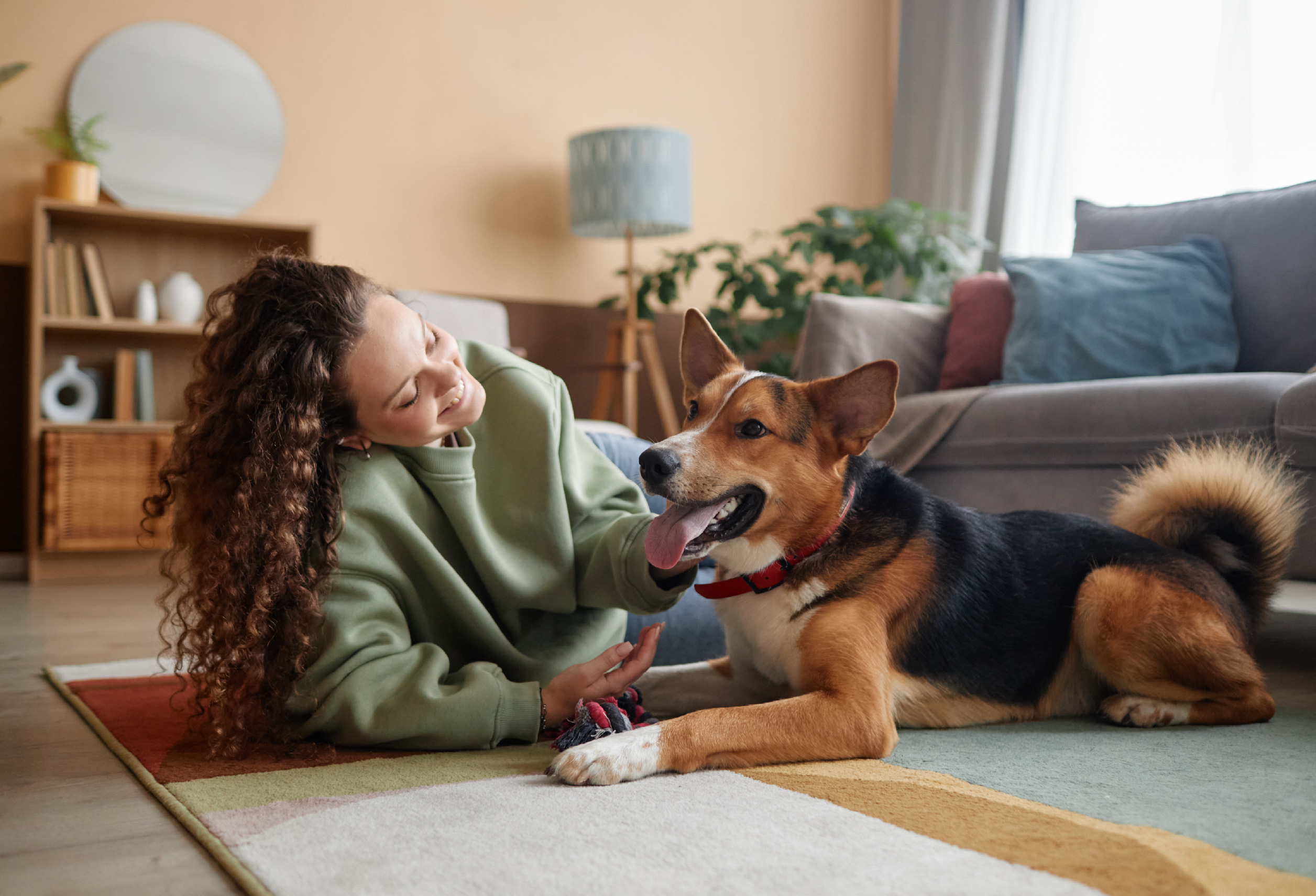 Pet-friendly community green areas for walking dogs at Parc Place Apartments in Miami Gardens, FL.